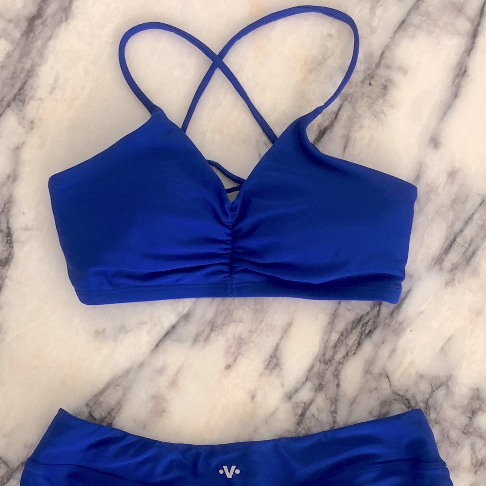 VEKKER Polewear/ Swimwear Blue Top NWT